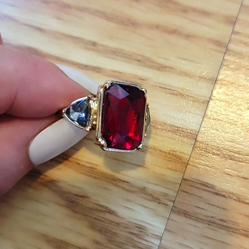 Ruby And Gold Ring - image 2